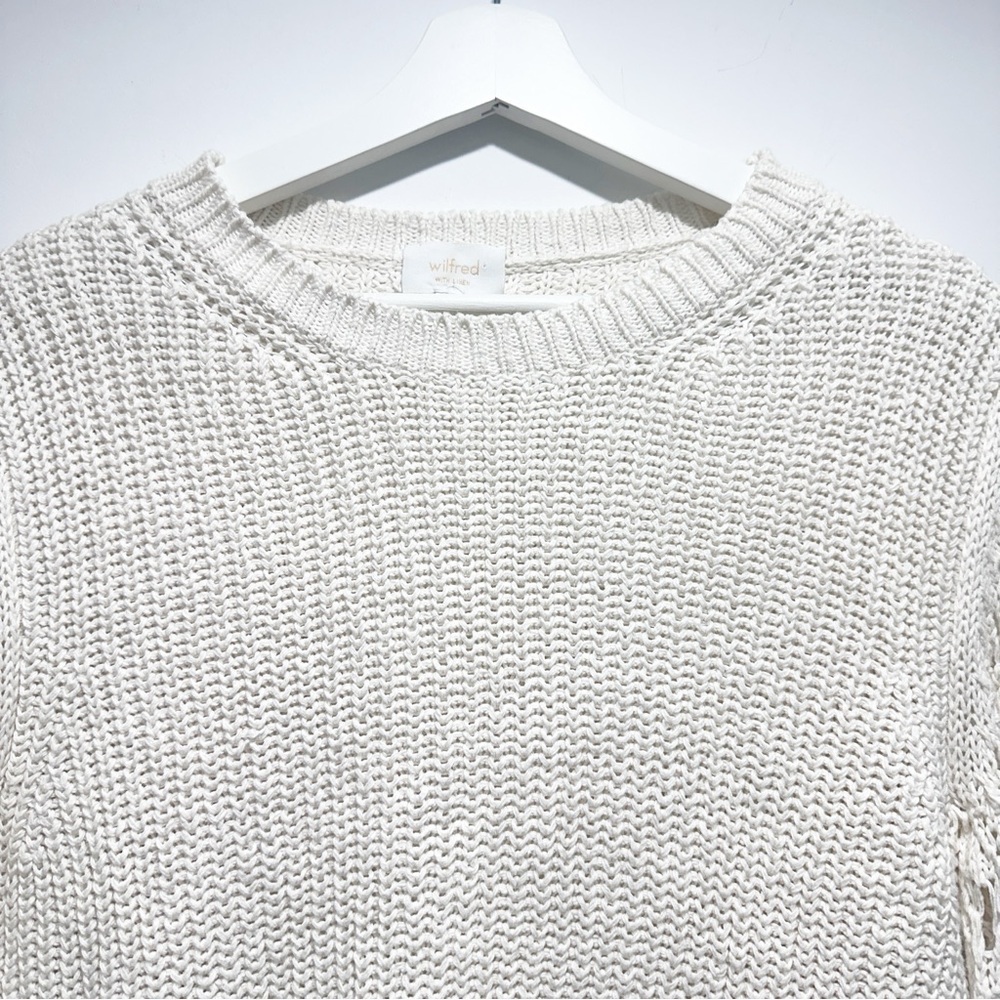 Wilfred Linen Cotton Knit Sweater size XS - Picture 3 of 7